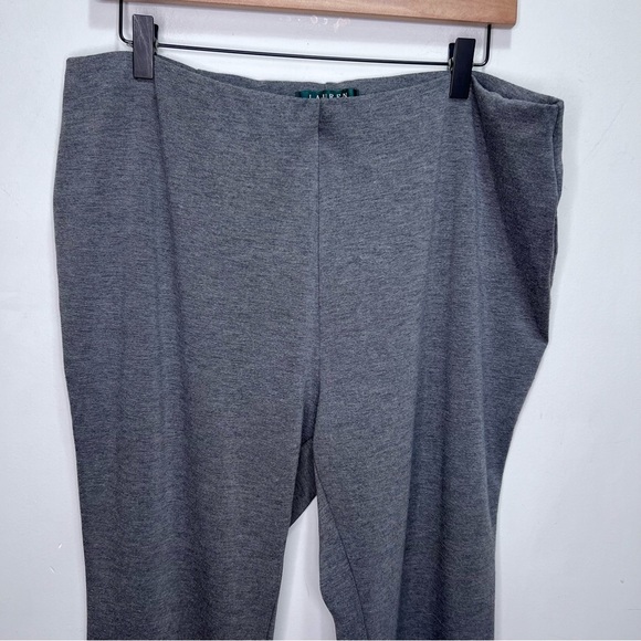 Lauren Ralph Lauren Grey Straight Leg Trousers Size 1x - Picture 2 of 9